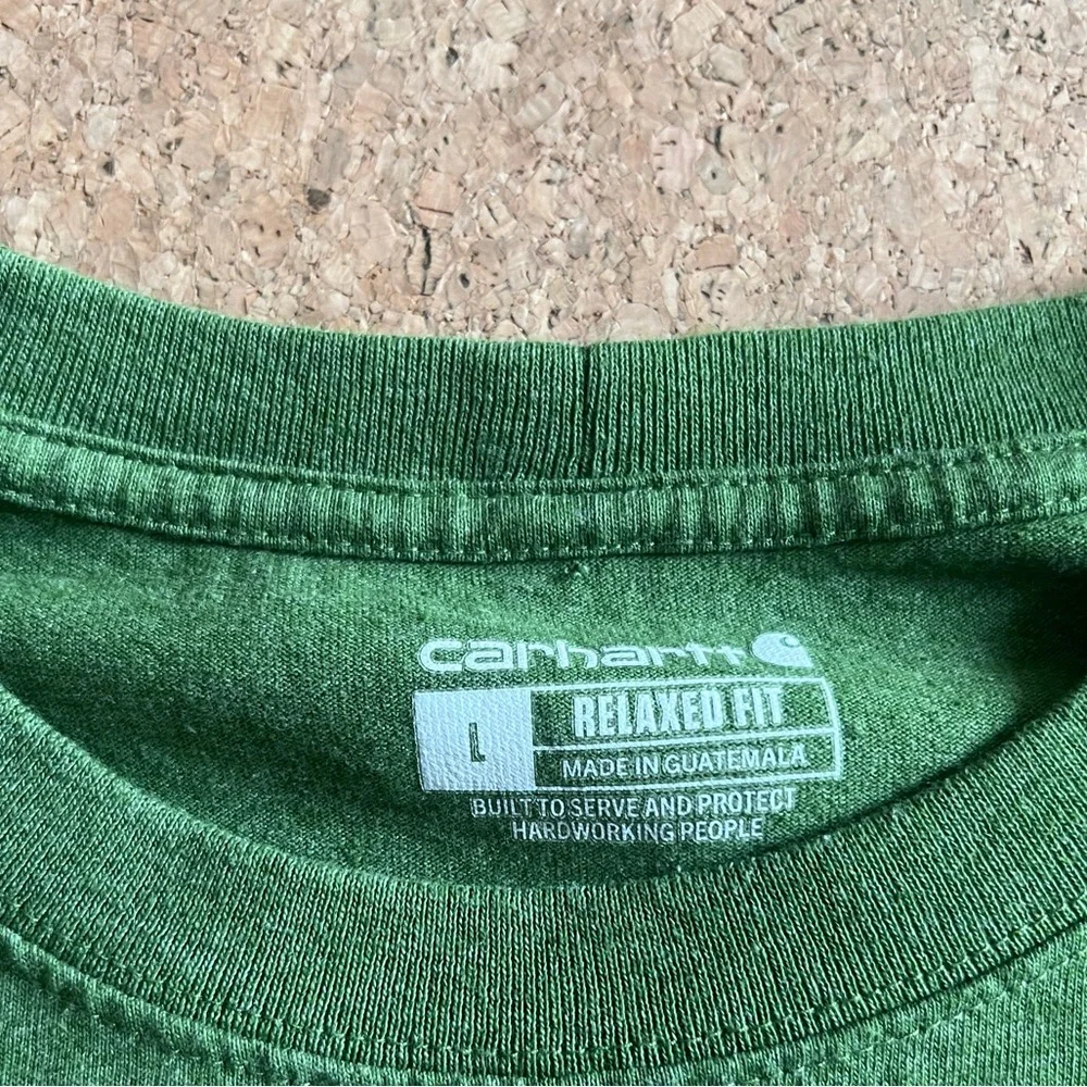 Carhartt men’s long sleeve pocket t size large - Picture 4 of 5